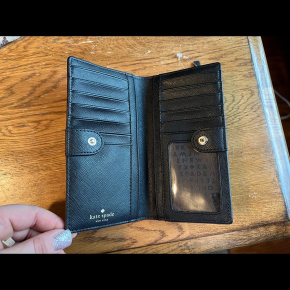 Kate Spade Laurel Way Jeweled Stacy Wallet - Picture 2 of 3